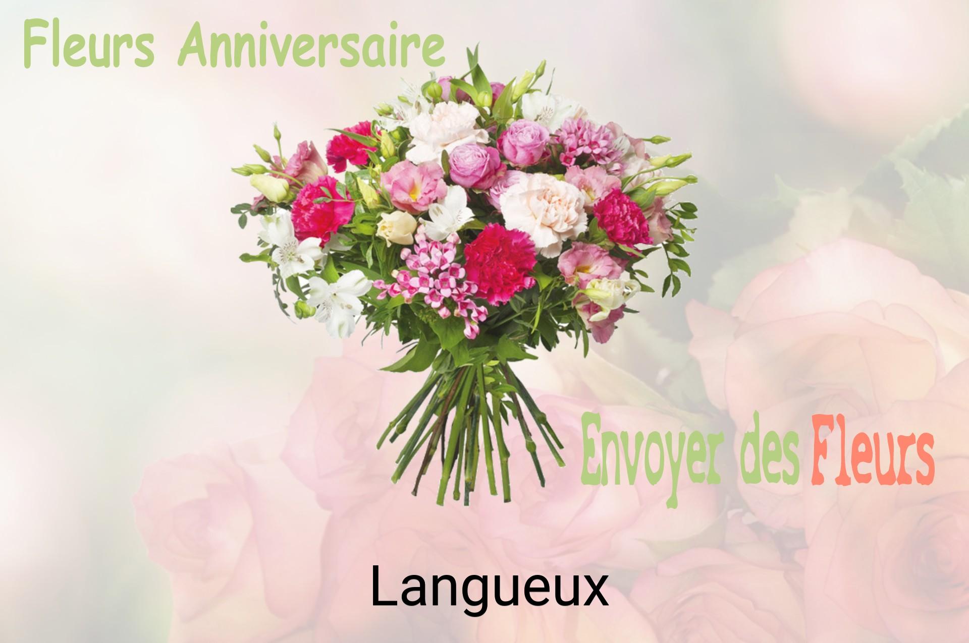 Bouquet de fleurs d’anniversaire livré à Langueux